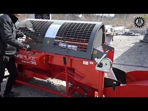 Hakki Pilke Falcon 35 Firewood processor - Vedmaskins Demo
