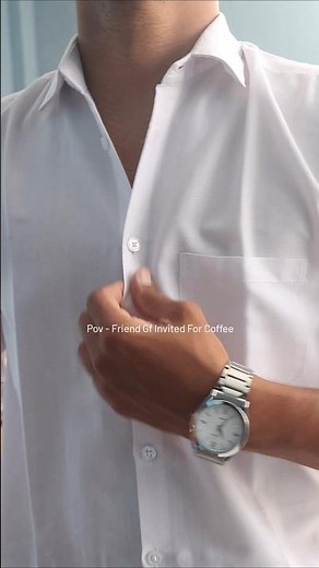 Styling a white shirt ☕#shirt #outfit #menstyle