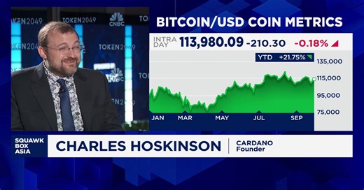 The progress on crypto regulation is phenomenal, the 'wild west' days are over: Charles Hoskinson