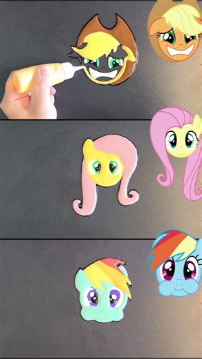 Animation Stars Pancake Art 27 - My Little Pony #shorts