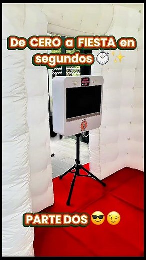 ¿Cómo se instala la CABINA DE FOTOS o PHOTOBOOTH? Parte DOS 😎👍😜#photobooth #fotomaton