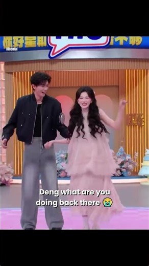 Deng Kai is lagging!😂 Robot dance with Kong Xueer🤖#dengkai #snowkong #hellosaturday #pursuitofjade