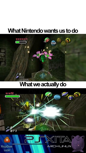 what nintendo wants us to do vs what we actually do - mm version 3 #shorts