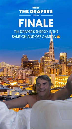 Meet the Drapers on Instagram: "Tim Draper’s energy is the same on and off camera🔥 This is why he’s Tim Draper! Watch the Season 8 Grand Finale NOW on the DraperTV YouTube Channel! 🚀 #MeetTheDrapers #Startup #Entrepreneurship #TimDraper #VentureCapital"