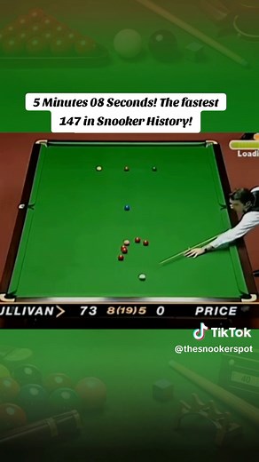 Ronnie O'Sullivan's Record-Breaking 147 in Snooker