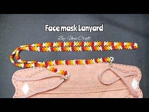 How to Make Beaded Face Mask Lanyard/Seed beads Face Mask Chain/Necklace/Choker/Bracelet