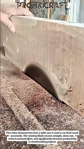 Precision Wood Cutting with a Table Saw | Fast and Efficient Woodworking Process