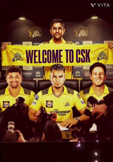 Welcome to csk 💛 New3 Player add csk fans #cricket #ipl #shorts #csk #shortsfeed #shortvideo #like