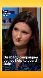 Disability campaigner accuses Network Rail staff of trying to lecture her on disability law, while refusing to deploy a ramp. | Good Morning Britain