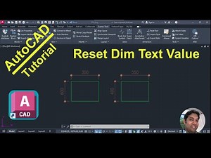 Reset Dimension Text Value in AutoCAD