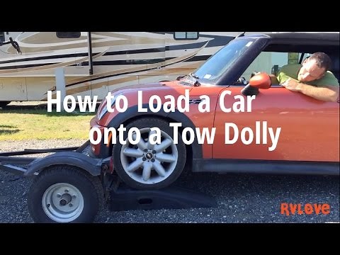 How to Load a Car (TOAD) onto a Tow Dolly – Towing Option for RVers