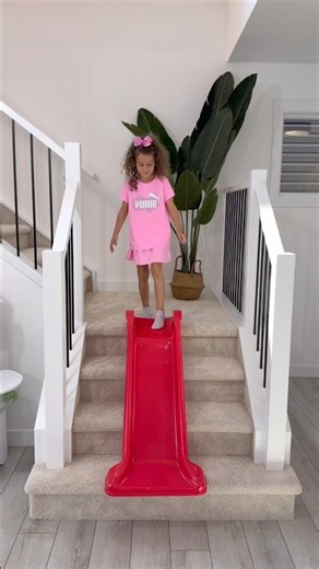 Kids learn not to slide in inappropriate place ￼s ￼