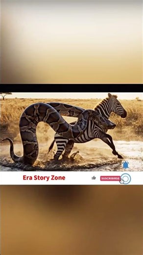 “Zebra vs Giant Python!” #ZebraVsPython#WildlifeBattle#SavannaShowdown#GiantPython#ZebraAttack