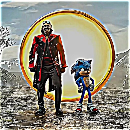 Team Sonic goes to Shadow's house 🥺 #sonic #sonic3 #shortsfeed #shorts