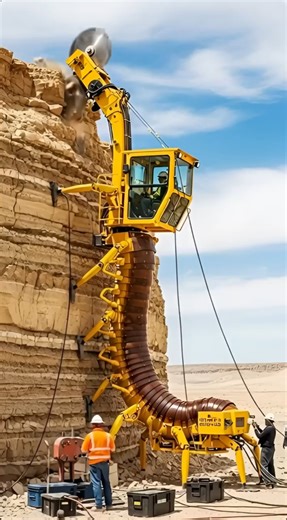 This Machine Eats Rocks! 😱 #shorts