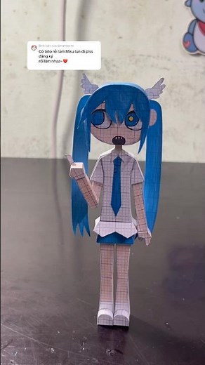 Baumkuchen end credits Miku #vocaloid #miku #papercraft