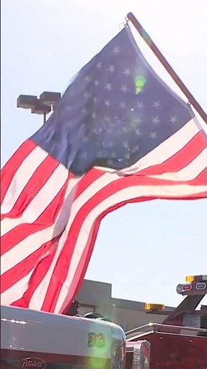 Thousands show support in memorial convoy