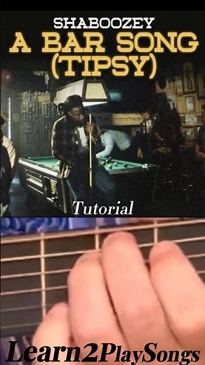 A Bar Song (Tipsy) Shaboozey #guitar