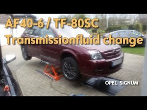 🔧 AF40-6 / TF-80SC ATF How To Oilchange ᴴᴰ