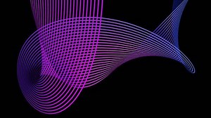 Sweeping Swoosh Curves Flowing parallel lines move across the frame.