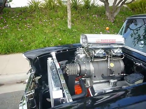 57 Chevy Gasser with a Blown 871 Littlefield at Good Guys Del Mar 2010