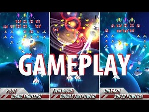 Galaga Wars Gameplay (By BANDAI NAMCO Entertainment Europe) iOS / Android Video HD