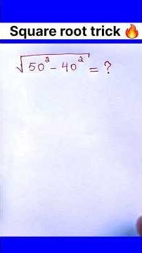 Easy Math Tricks ❗️