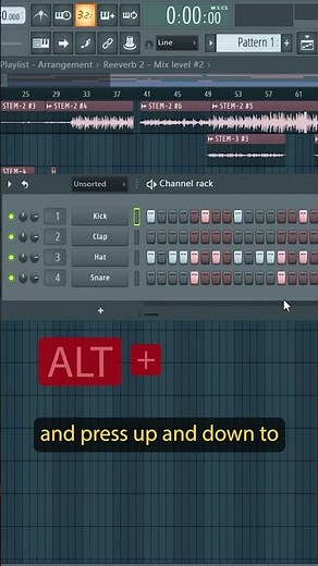 How to organise your Channel Rack on FL Studio 💎 #shorts