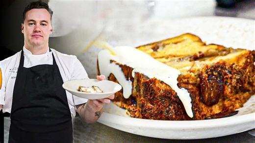 Nothing goes to waste here – turning leftovers into restaurant-quality bread and butter pudding