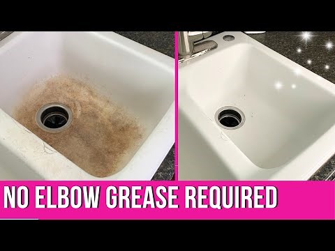 😲How To Clean Kitchen Sink and Make It White Again😲