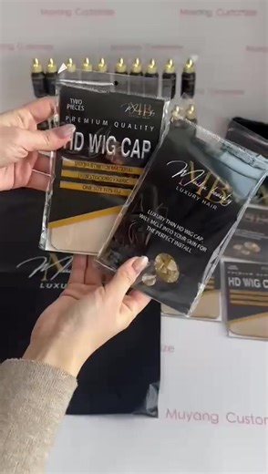 HD wig cap / envelopes 🥰paper products 🥰any color available 🥰free preview and design 🥰MOQ 50 pcs #custimization #muyang