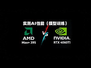 实测AMD Max+ 395 vs RTX4060Ti AI性能对比（模型训练篇）