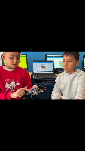 Our kids are learning about ultrasonic sensors, an exciting part of robotics that teaches them how robots sense distance and avoid obstacles. This hands-on activity builds critical thinking, problem-solving, and creativity as they see real results from their coding. Understanding sensors used in cars, drones, and smart devices helps children become future-ready and confident with technology. #UltrasonicSensor #RoboticsLearning #21stCenturySkills #InnovativeKids | International School इन्टरनेशनल 