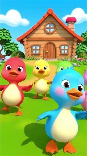 Five little ducks song | Nursery rhymes for kids & toddlers | kid songs