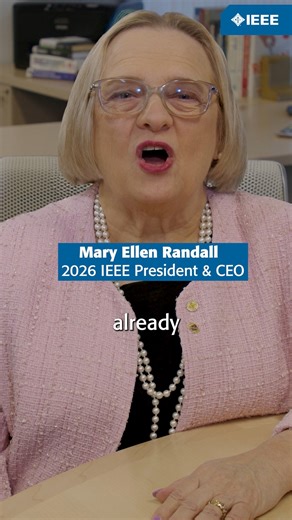 “My vision for #IEEE in 2026 is to focus on inspiring innovation that benefits humanity. In this era of rapid innovation and discovery, IEEE plays a central role in shaping the future of technology. I look forward to witnessing the power of our collective impact over the next year.” - Mary Ellen Randall, 2026 IEEE President & CEO | IEEE
