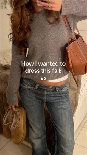 How I Wanted to Dress This Fall vs How I Dress: Fall Outfit Ideas