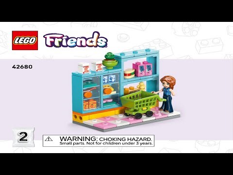 LEGO Instructions - Friends - 42680 - Heartlake City Mini Supermarket - Heartlake City (Book 2)