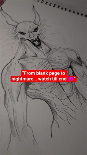 The Monster 💀👹 #trending #viral #art #explore #youtubeshorts #drawing #artist #sketching #artwork