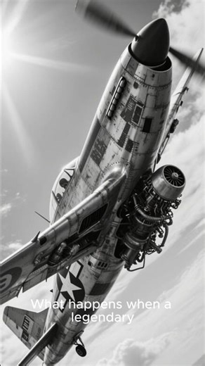 How a Mechanic’s Junkyard Repair Turned a Crashed P-51 Into a 450-mph Monster #worldwar2 #ww2