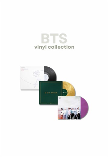 my bts vinyl collection 💜 missing the happy one from jin and the youth one #bts #bangtan #vinyl #vinylcollection