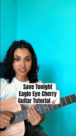 How To Play Save Tonight - Eagle Eye Cherry on Guitar 🎸 #shorts