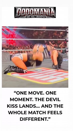 The Devil Kiss isn’t a finisher, it isn’t a surprise — it’s just pure rhythm in Stephanie Vacquer’s style of wrestling. She delivers it every match, with the same control, the same confidence, the same flow. Not a match-ender. Not a storyline twist. Just a move that reminds you who’s dictating the pace in the ring. Roxanne Perez took it clean — and the match moved on. #wwe #wweraw #stephanievacquer #roxanneperez #devilkiss #womenswrestling #mondaynightraw #wrestlingmatch #prowrestling #wrestling