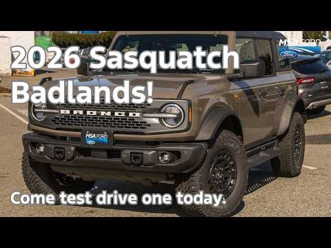 2026 Ford Bronco Badlands Sasquatch Walkaround | 2.7L V6 & 35" Tires