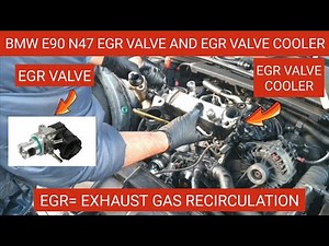 How do you replace the EGR valve of the BMW 3 Series?