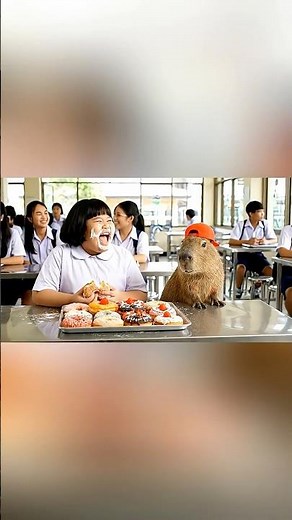 Pim mistakenly thought the capybara had eaten all the donuts, but luckily Mint came to the rescue.