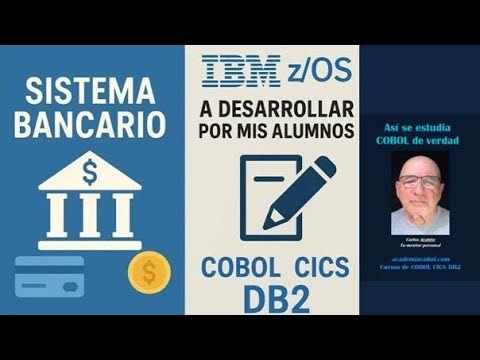 09 - Bank system menu in #COBOL #CICS #DB2 - #Hercules emulator with zOS v1.11