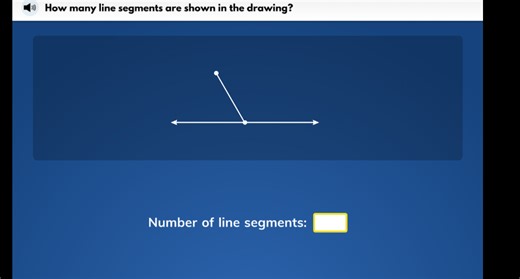 How many line segments are shown in the drawing? [Diagram show... | Filo