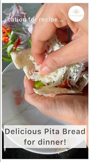 Home made pitta bread with sauteed paneer, onion, capsicum & grated cheese