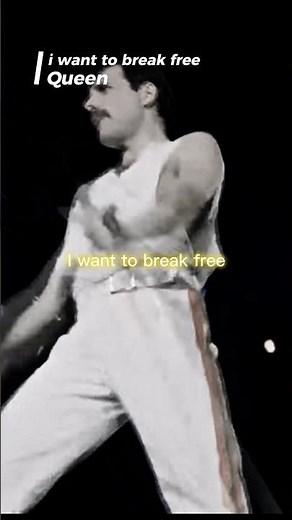 I Want To Break Free - Queen ( lyrics ) #queen #iwanttobreakfree #music #lyrics #shortvideo