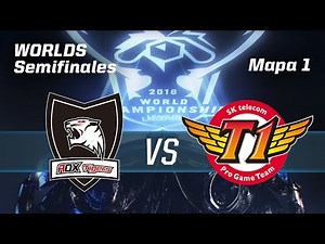 ROX TIGERS VS SKT TELECOM T1 - #WorldsSemis - World Championship 2016 - Mapa 1 - Semis